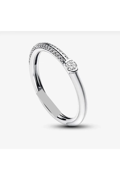 Hector&Co. Jewellery Tarz Me Pavé & Beyaz Ikili Yüzük ürün görseli 1