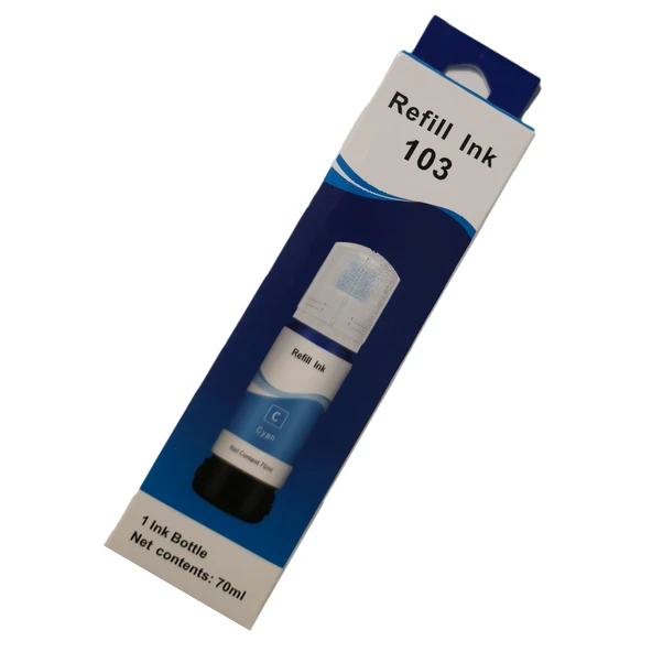 101/103 Mavi Muadil Mürekkep Epson Ecotank L Serisi Uyumlu ürün görseli 1
