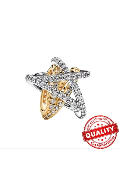 Hector&Co. Jewellery Gümüş Gold Yıldız Büyüsü Charm ürün görseli 1