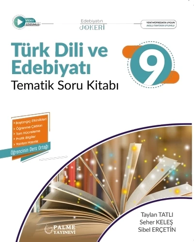 Palme Yayınevi Hazırlık 9. Sınıf Joker Türk Dili ve Edebiyatı Soru Kitabı Tematik ürün görseli 1