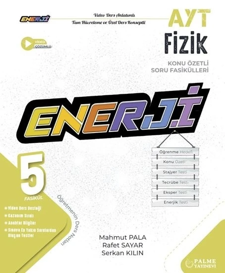Palme Yayınevi Hazırlık Yks Ayt Enerji Fizik Konu Özetli Soru Fasikülleri ürün görseli 1