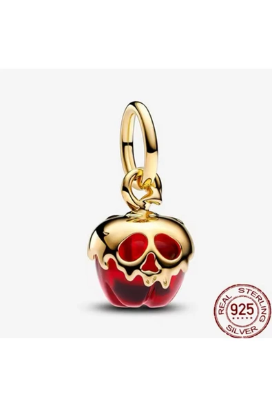 Hector&Co. Jewellery Gümüş Kötü Kalpli Kraliçe Elması Sallantılı Charm ürün görseli 1