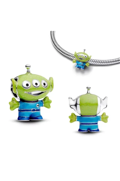 Hector&Co. Jewellery Gümüş Pixar Oyuncak Hikayesi Alien Charm ürün görseli 1