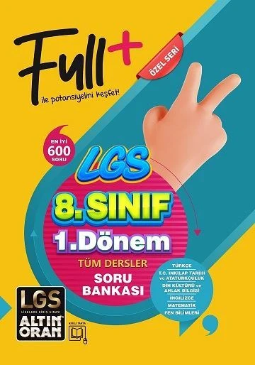 Borealis Yayıncılık Altın Oran 8. Sınıf Lgs 1. Dönem Tüm Dersler Soru Bankası ürün görseli 1