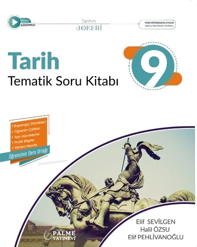 Palme Yayınevi Hazırlık 9. Sınıf Joker Tarih Soru Kitabı Tematik ürün görseli 1