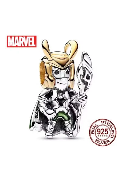 Hector&Co. Jewellery Gümüş Marvel Loki Charm ürün görseli 1