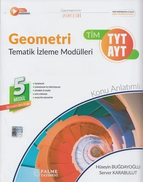 Palme Yayınevi Hazırlık Yks Tyt Ayt Geometri Tematik İzleme Modülleri ürün görseli 1