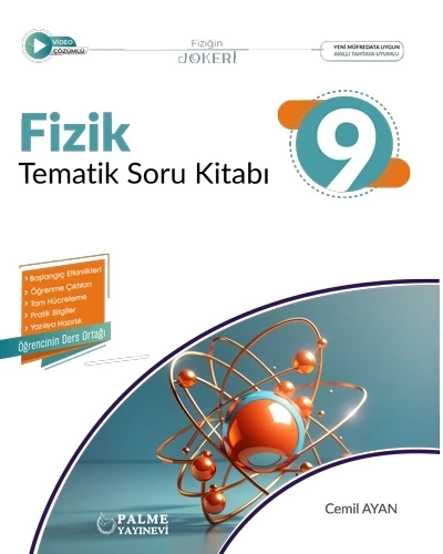 Palme Yayınevi Hazırlık 9. Sınıf Joker Fizik Soru Kitabı Tematik ürün görseli 1