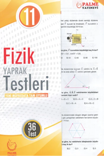 Palme Yayınevi Hazırlık Yaprak Test 11. Sınıf Fizik ürün görseli 1