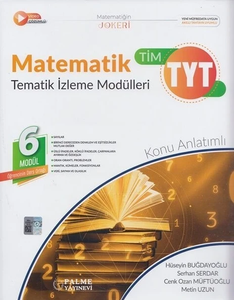 Palme Yayınevi Hazırlık Yks Tyt Matematik Tematik İzleme Modülleri (Konu Anlatımı) ürün görseli 1