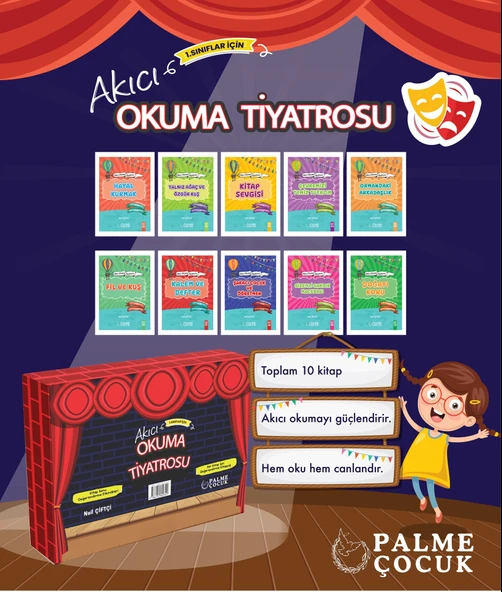 Palme Yayınevi Çocuk Akıcı Okuma Tiyatrosu (1. Sınıf) ürün görseli 1
