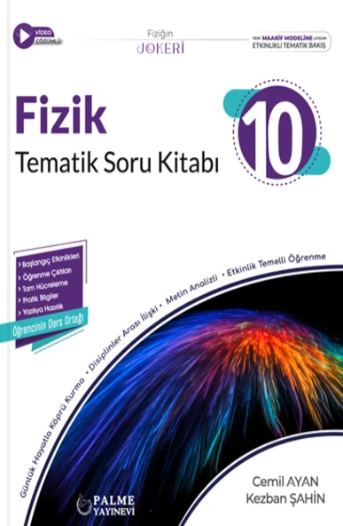 Palme Yayınevi Hazırlık 10. Sınıf Joker Fizik Soru Kitabı Tematik ürün görseli 1