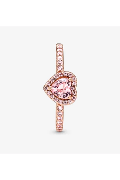 Hector&Co. Jewellery Işıltılı Yüksek Kalp Taşlı Yüzük ürün görseli 1