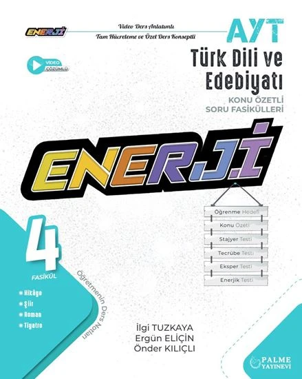Palme Yayınevi Hazırlık Yks Ayt Enerji Edebiyat Konu Özetli Soru Fasikülleri ürün görseli 1
