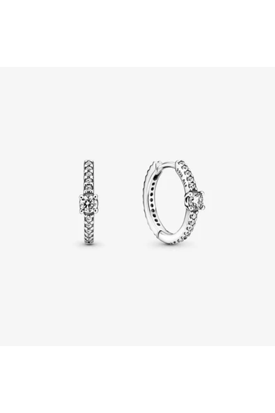 Hector&Co. Jewellery Işıltılı Halka Küpeler ürün görseli 1