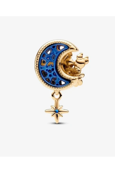 Hector&Co. Jewellery Disney Mickey Mouse ve Minnie Mouse Yeni Ay Charm ürün görseli 1