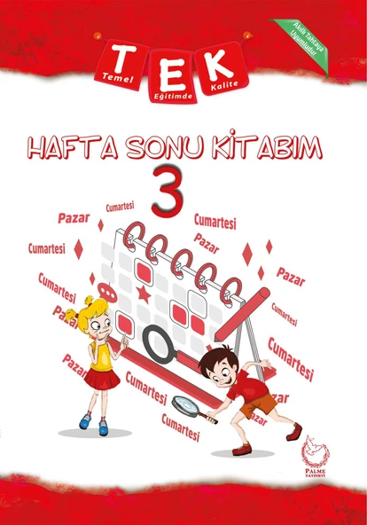 Palme Yayınevi Hazırlık 3. Sınıf Tek Hafta Sonu Kitabım ürün görseli 1
