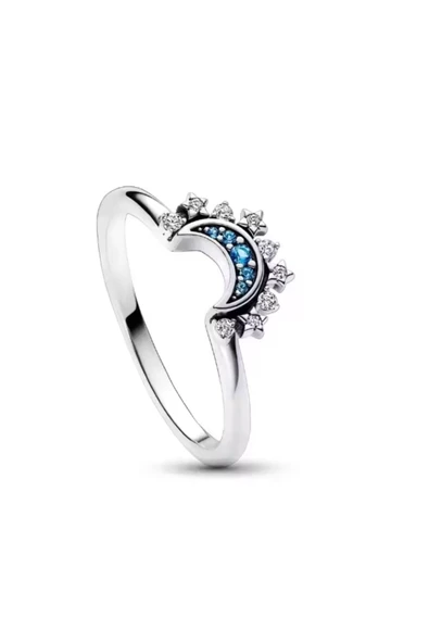 Hector&Co. Jewellery Gökyüzü Mavisi Ay Yüzük ürün görseli 1