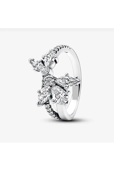 Hector&Co. Jewellery Işıltılı Asimetrik Herbaryum Yüzük ürün görseli 1