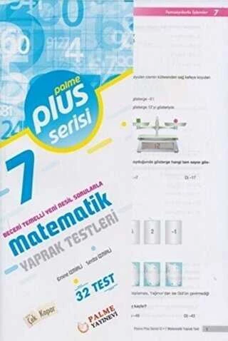 Palme Yayınevi Hazırlık Yaprak Test 7. Sınıf Matematik Plus ürün görseli 1
