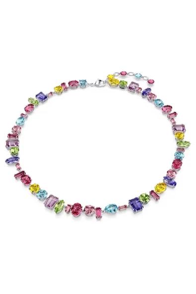 Hector&Co. Jewellery SWA Tarz Çok Renkli Gema Kolye Rodyum Kaplama ürün görseli 1