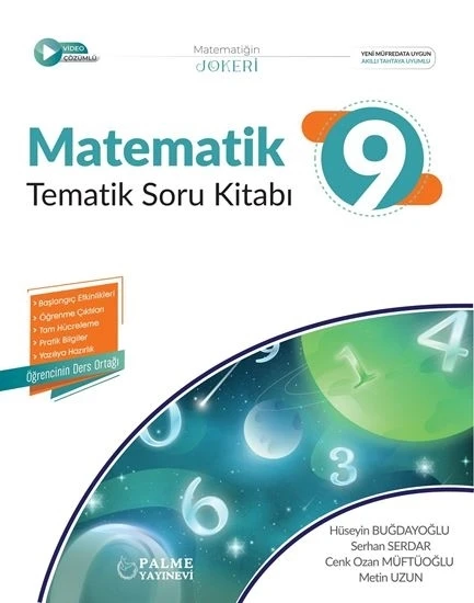 Palme Yayınevi Hazırlık 9. Sınıf Joker Matematik Soru Kitabı Tematik ürün görseli 1