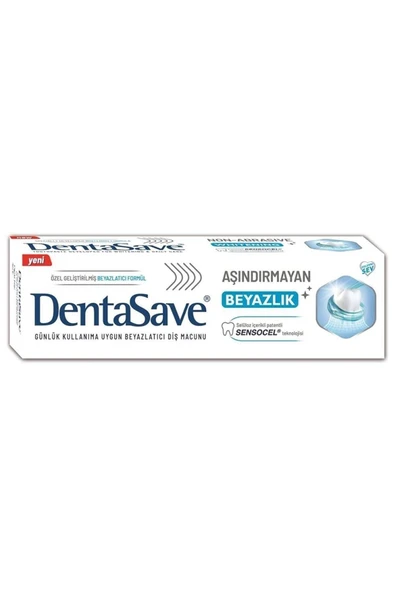 DentaSave Aşındırmayan Beyazlık Diş Macunu 75 ml - Resim 2