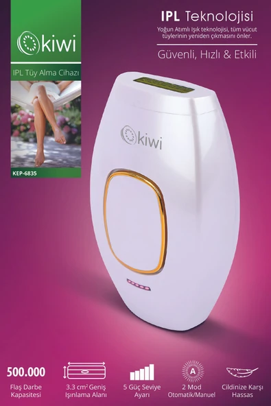 Ipl  Lazer Epilasyon Tüy Alma Cihazı Otomatik Yüz,vücut,hassas Bölge Kullanımı 500.000 Atım 6835 ürün görseli 1