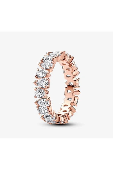 Hector&Co. Jewellery Farklı Işıltılı Şerit Yüzük ürün görseli 1