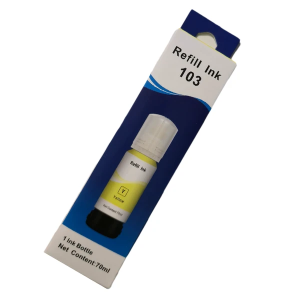101/103 Sarı Muadil Mürekkep Epson Ecotank L Serisi Uyumlu ürün görseli 1