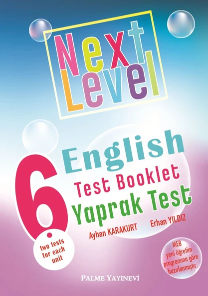 Palme Yayınevi Hazırlık 6. Sınıf English Test Booklet Yaprak Test Next Level ürün görseli 1