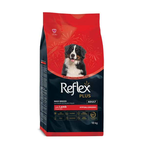 Reflex Plus Büyük Irk Kuzu ve Pirinçli Yetişkin Köpek Maması 18 Kg ürün görseli 1