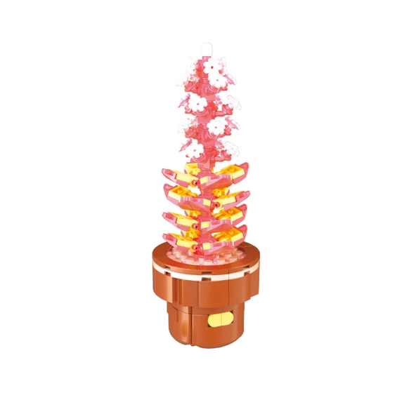 Building Block Flower 211 Parça Sukulent ürün görseli 1