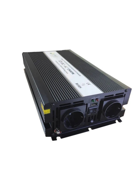 1500 Watt 12 Volt Ups (Şebeke Şarjlı) Modifiye Sinüs İnverter ürün görseli 1