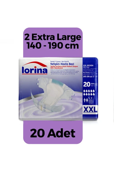 Lorina Hasta Bezi XXLarge 20'li ürün görseli 1