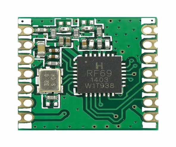 Silabs Rfm69cw 868Mhz Kablosuz Haberleşme Rf Modül Hope Rf 13dBm Tranceiver Alıcı Verici Spi Iot Uzak Mesa ürün görseli 1