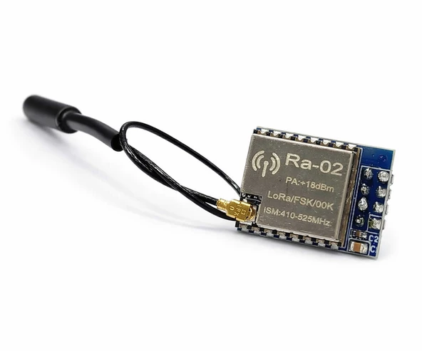 Ai-Thinker 433Mhz Lora RA-02 SX1278 Kablosuz Haberleşme Modülü Antenli Uzun Mesafe 0.5km/10km Su Elektrik Saya ürün görseli 1