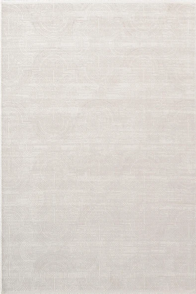 Icon IC002G Gri Modern Desen Akrilik Pamuk Tabanlı Salon Koridor Oturma  Yatak Odası Halısı 120 X 180 GRI ürün görseli 1