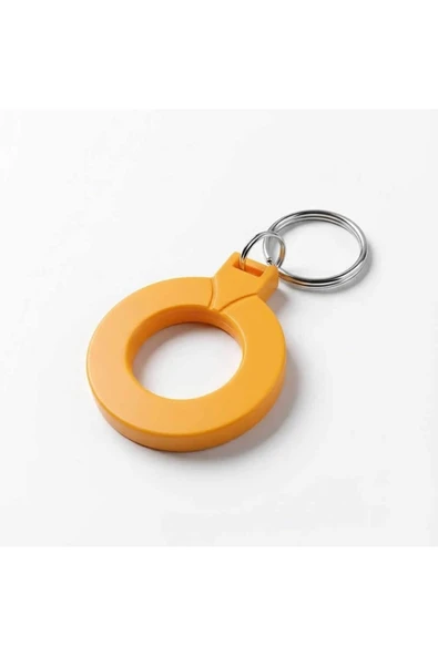 Alkatronik 13.56Mhz RFID Halka Tip Tag Sarı Nfc UID Kimlik No Değiştirilebilir Etiket Anahtarlık Manyetik Prox ürün görseli 1