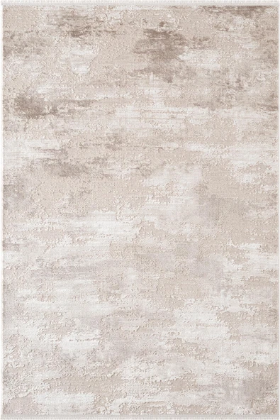 İndigo ID010K Bej Kahverengi Modern Desen Akrilik İplik Tozuaz Pamuk Taban Salon Mutfak Halısı 120 X 180 KAHVE ürün görseli 1