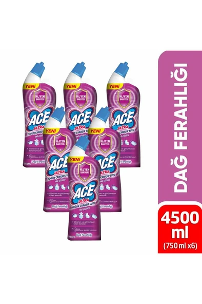 ACE Ultra Yoğun Kıvamlı Çamaşır Suyu Dağ Tazeliği 810g X 6 Adet ürün görseli 1