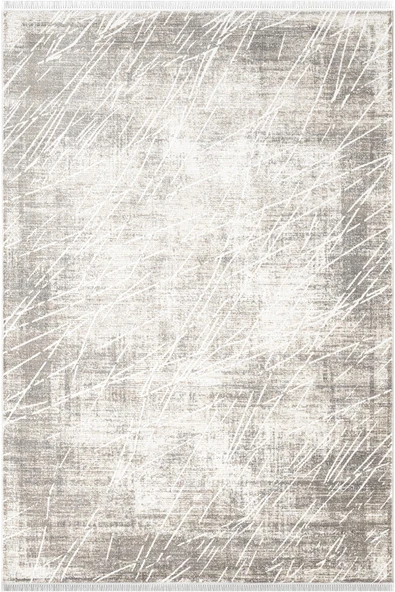 Etro ET010A Bej Modern Desenli Parlak Ağır Yüksek Sıklıkta Salon Halısı İpek Serisi 160 X 230 BEJ ürün görseli 1