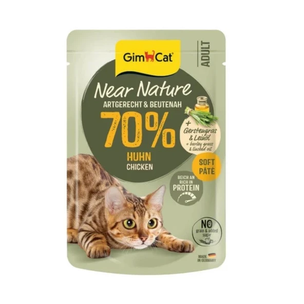 Gimcat Near Nature Tavuklu Kedi Yaş Maması 85 Gr ürün görseli 1