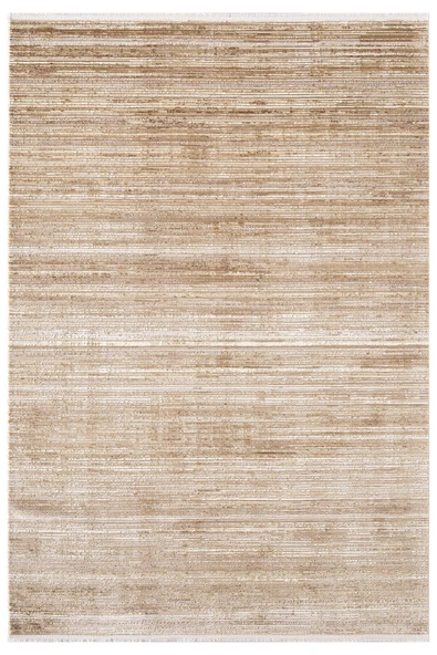 Cosmos CS002K Kahve Halı Modern Detaylı Pamuk Taban Viskon Tozuaz Salon Yatak Odası Koridor Halısı 160 X 230 KAHVERENGI ürün görseli 1
