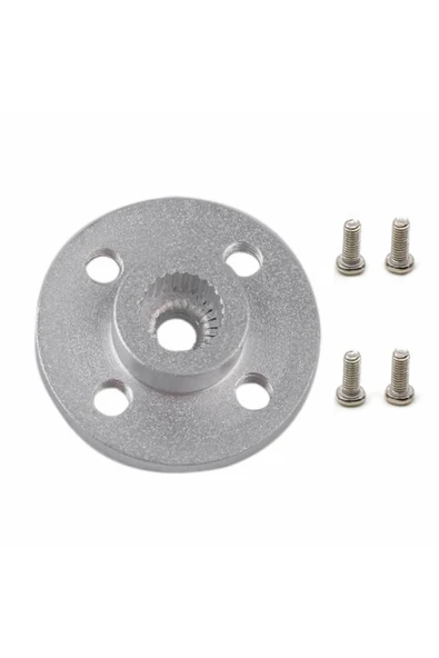 Alkatronik 20mm Yuvarlak Metal Tutucu Braket Servo Motor Dairesel Hareket Montaj Parçası MG995 MG996R S3003 ürün görseli 1