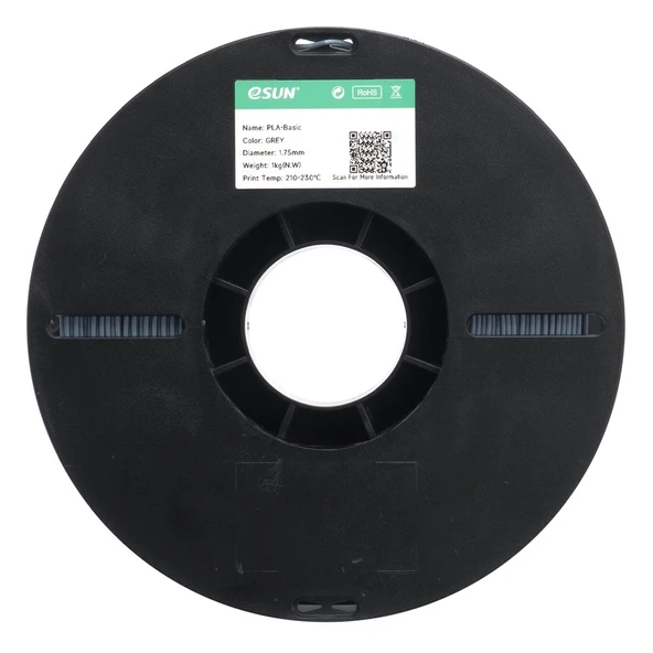 Esun Basic Pla gri Filament 1.75mm 1kg - Kolay Baskı Pla - Resim 5