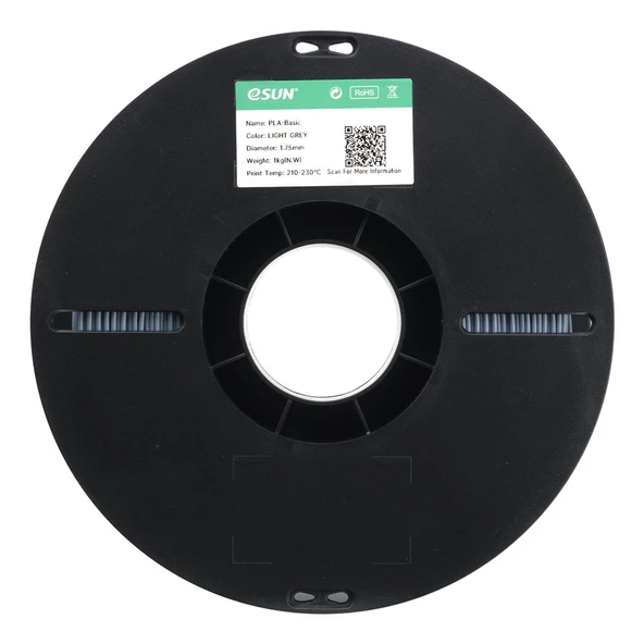 Esun Basic Pla Açık gri Filament 1.75mm 1kg - Kolay Baskı Pla - Resim 5