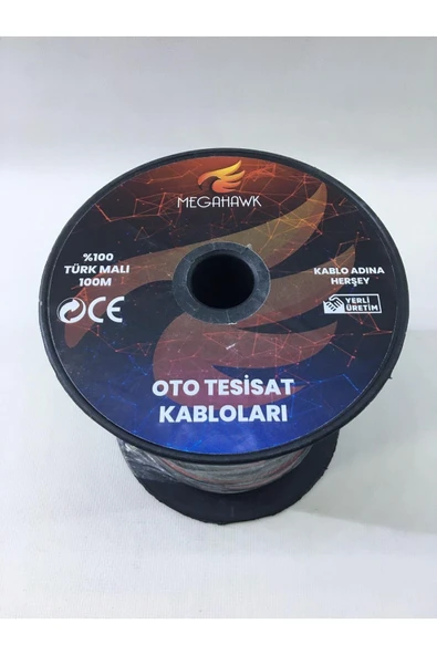 MEGAHAWK SES TESİSAT KABLOSU - 2*0,75 MM - 100 METRE ürün görseli 1