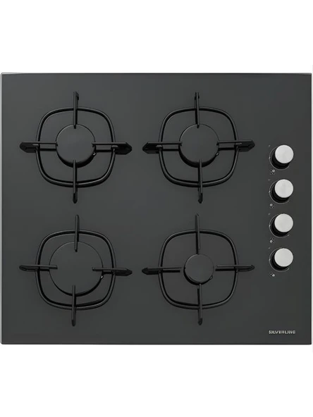 Silverline CS5335B02 Siyah Gazlı Ankastre Ocak ürün görseli 1