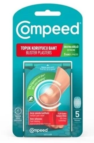 Compeed Topuk Koruyucu Bant Extra Güçlü 5'li ürün görseli 1